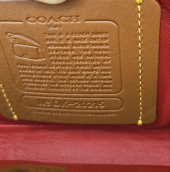 Coach 1941 Dinky Crossbody Bag Clutch DK-20215 - Picture 14 of 15